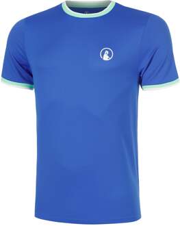 Joy Break Ringer T-shirt Heren blauw - XL