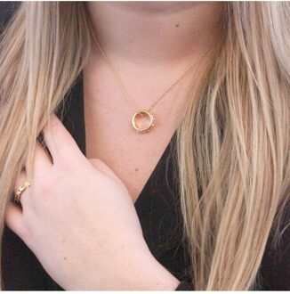 Joy Hanger - Oostenrijks Kristal Wit & Goud