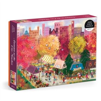 Joy Laforme Autumn At The City Market 1000 Piece Puzzle -  Galison (ISBN: 9780735380141)