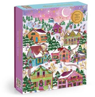 Joy Laforme Snowcap Village 1000 Piece Foil Puzzle -  Galison (ISBN: 9780735386082)