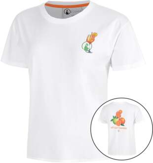 Joy Off Court Essentials T-shirt Dames-wit, groen - L