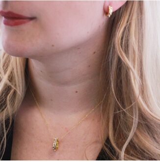 Joy sets - Oostenrijks kristal Wit & Goud - One Size