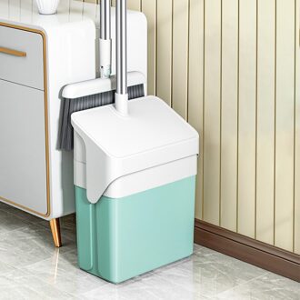 Joybos Waterdichte Huisvuilemmer Vuilnisbak Met Deksel Draagbare Automatische Verpakking Woonkamer Badkamer Keuken Prullenbak Opbergdoos groen