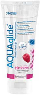 Joydivision AQUAglide Neutral - Gearomatiseerde waterbasis glijmiddel - Framboos - 3 fl oz / 100 ml