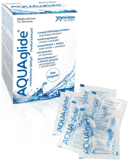Joydivision AQUAglide Neutral - Waterbased Anal Lubricant - Enkele Porties - 50 Stuks á 0.1 fl oz / 3 ml