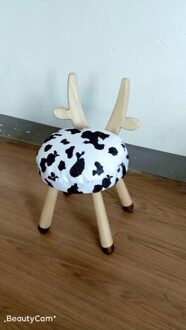 Joylive Nordic Creatieve Ins Kinderen Massief Houten Kruk Kleuterschool Tafel En Stoel Kruk Kinderstoel School Bureau En Stoel Calf met hoes