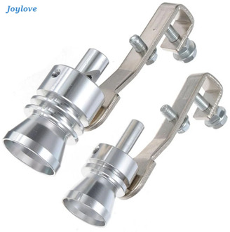 JOYLOVE Universal Motorbike Car Exhaust Fake Turbo Whistle Pipe Sound Muffler Blow Off Whistler Vent
