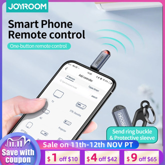 Joyroom IR Appliances Wireless Infrared Remote Control Adapter Mobile Infrared phone Transmitter For IPhone/Micro USB/Type-C