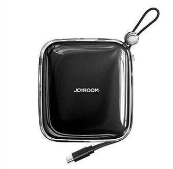 Joyroom Jelly JR-L004 USB-C Power Bank 10000mAh - USB-C, USB-A poorten - Zwart