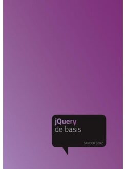 jQuery - Boek Sander Gerz (9043025259)