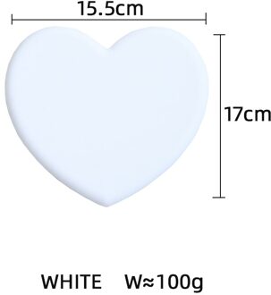 Jswork Nordic Liefde Leuke Siliconen Matten Onderzetters Cup Gerechten Tafel Pad Placemats Bakvormen Servies Keuken Accessoires wit