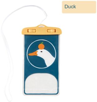 Jswork Telefoon Case Waterdichte Tas Voor Mobiele Iphone Xiaomi Huawei Samsung Cover Pvc eend
