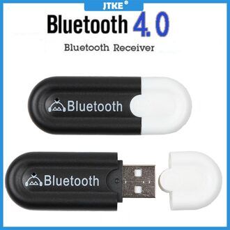 Jtke Bluetooth Ontvanger V4.0 A2DP Audio Stereo 3.5Mm Adapter Dongle 5V Draadloze Usb Adapter Voor Auto Aux Android iphone 12