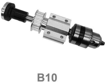 Jto/B10/B12/B16 Boorkop Set Snijden Elektrische Boor Geen Power Spindel Montage Diy Houtbewerking Snijden slijpen Accessoires B10-2