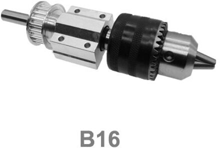 Jto/B10/B12/B16 Boorkop Set Snijden Elektrische Boor Geen Power Spindel Montage Diy Houtbewerking Snijden slijpen Accessoires B16-1
