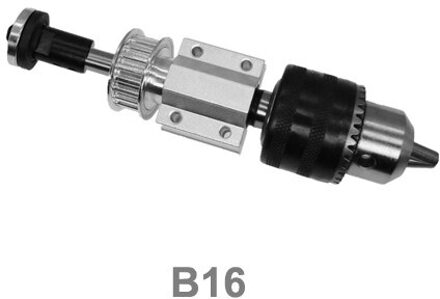 Jto/B10/B12/B16 Boorkop Set Snijden Elektrische Boor Geen Power Spindel Montage Diy Houtbewerking Snijden slijpen Accessoires B16-2