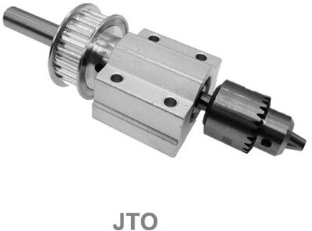 Jto/B10/B12/B16 Boorkop Set Snijden Elektrische Boor Geen Power Spindel Montage Diy Houtbewerking Snijden slijpen Accessoires JTO-1