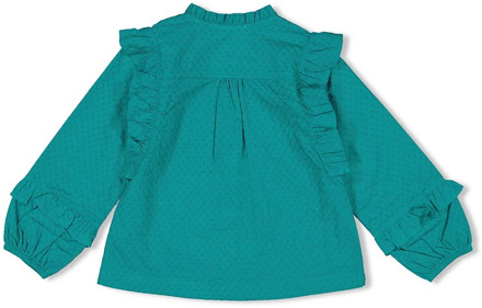 Jubel meisjes blouse Petrol - 116