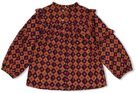Jubel meisjes blouse Zwart - 116