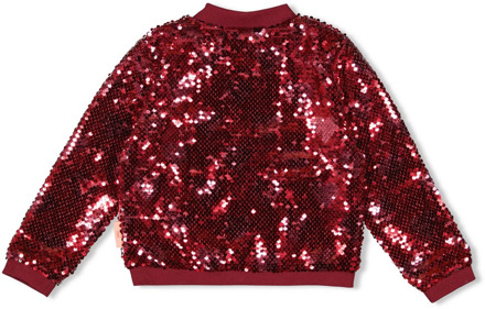 Jubel meisjes jas Bordeaux - 104