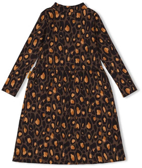 Jubel meisjes jurk Donker bruin - 92