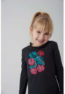 Jubel meisjes longsleeve Antracite - 104
