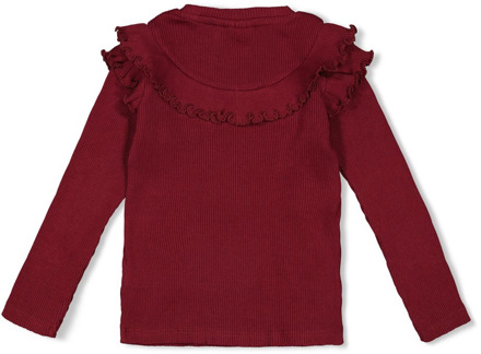 Jubel meisjes longsleeve Bordeaux - 92
