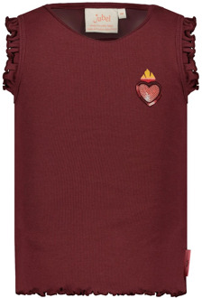 Jubel meisjes singlet Bordeaux - 116