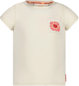 Jubel meisjes t-shirt Ecru - 104