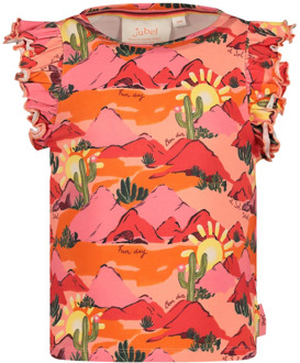 Jubel meisjes t-shirt Zalm - 92