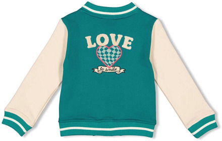 Jubel meisjes vest Petrol - 98