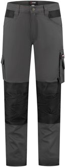 JUDA Stretch Werkbroek | Werkbroek met kniestukken Grijs - NL:48 BE:42