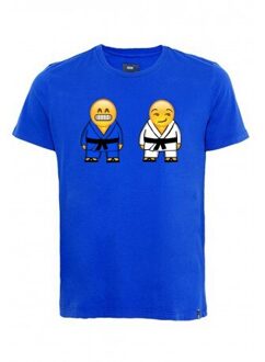 Judo Emoticons T-shirt Blauw