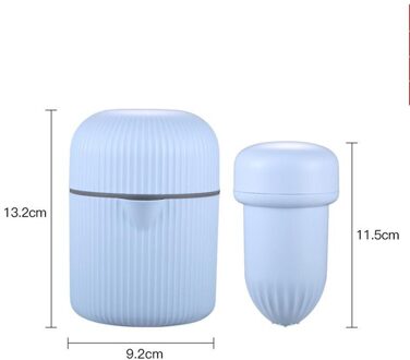 Juicer Handleiding Eenvoudige Sap Cup Huishoudelijke Oranje Citroensap Fruit Handleiding Knijper Draagbare Mini Citrus Cup blauw