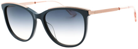 Juicy Couture blauwe gradiëntlens roségouden zonnebril - One Size