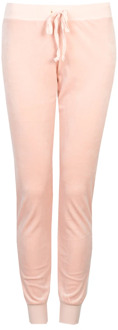 Juicy Couture Hoogwaardige elastische taille sweatpants Juicy Couture , Pink , Dames - L