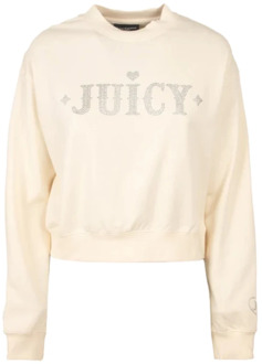 Juicy Couture Stijlvolle Sweatshirt voor Vrouwen Juicy Couture , Beige , Dames - Xl,L,M,S