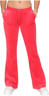 Juicy Couture Ultra Lage Taille Broek Juicy Couture , Red , Dames - Xl,L,M,S,Xs,2Xs
