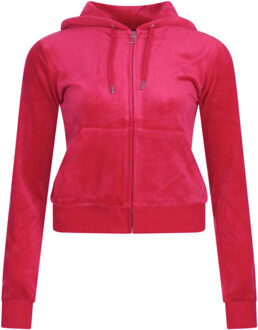 Juicy Couture Velours vest Robertson  rasberry Roze - XS,