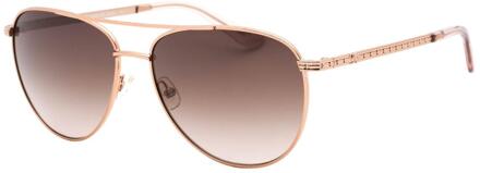 Juicy Couture Zonnebril met patroon (Roze Goud) - maat Roségoud