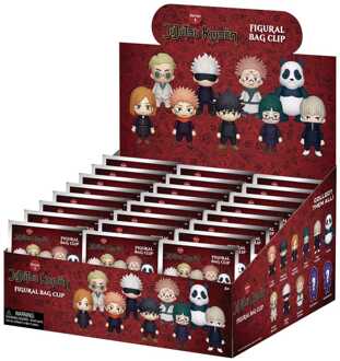 Jujutsu Kaisen 3D PVC Bag Clips Serie 1 Display (24)