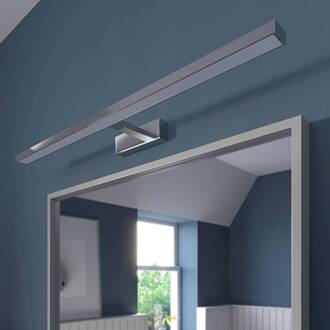 Jukka LED spiegellamp badkamer 90 cm wit, chroom