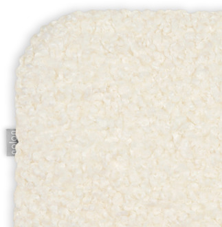 Jul vierkant zitkussen teddy gebroken wit