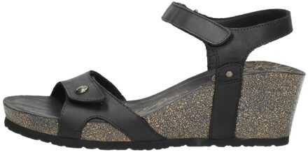 Julia dames sandaal op sleehak - Zwart - Maat 39