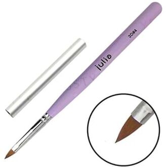 Julia Macaron Nail Art Brush 3D#4 1 pc