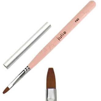 Julia Macaron Nail Art Brush Flat F#2 1 pc