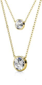 Juliet hangers - Goud en kristal