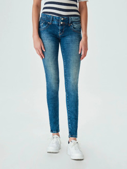 Julita x dames skinny jeans angellis wash Blauw - 28-32