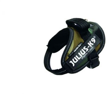 JULIUS K9 krachtharnas IDC Mini-M: 49-67 cm - 22 mm - Camouflage - voor hond Multikleur