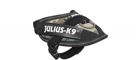 Juliuss K9 IDC Powertuig/Harnas - Baby1/29-36cm - XXS - Camouflage